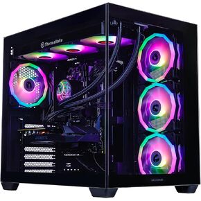 X-Dragon Gaming PC Desktop, AMD Ryzen 7 7700 8 core 3.8GHz(up to 5.3GHz), GeForce RTX 5060Ti 8GB, 32GB DDR5 RAM 6000MHz, 1TB NVME SSD, 600W PSU, Windows 11 Home 64-bit, WiFi, Black