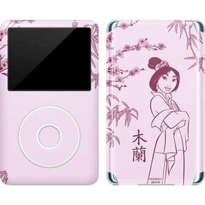 Skinit Decal MP3 Player Skin Compatible with iPod Classic (6th Gen) 80GB - Officially Licensed Disney Mulan Character Art Design