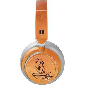 Skinit Skinit Audio Audio Skin متوافق مع سماعات الرأس السطحية - ديزني المرخص رسميًا The Lion King Mufasa Water Color Design