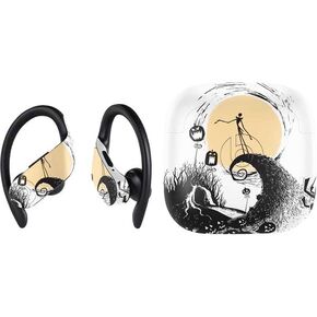 Skinit Decal Audio Skin Compatible with PowerBeats Pro - Officially Licensed Disney The Nightmare Before Christmas Jack on Spiral Hill Art Design