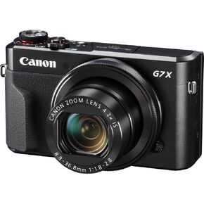 Canon PowerShot G7 X Mark II Digital Camera (Black) Bundle with SanDisk 64GB Memory Card, Full Size Tripod, High Speed Card Reader + Photo Kit for G7X Mark II (20 Items)