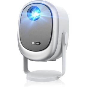 Projector with WiFi and Bluetooth,【360° Rotatable & Auto Keystone】, EXTRAVIS H1 Mini Portable Projector Support 1080P HD Movie Projector, E-Focus, 500 ANSI Home Proyector Small Outdoor Projector