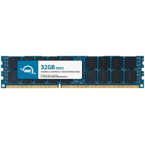 OWC 64GB (4x16GB) DDR3 1600 PC3-12800 CL11 2Rx4 240-pin 1.5V ECC Registered RDIMM Memory RAM Module Upgrade Kit Compatible with Supermicro SuperServer Series 1017GR 1017R