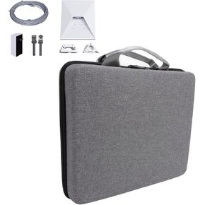 Mini Case, Hard Case for Mini Dish Kit Nylon Ergonomic Handle Scratch Proof for Mount Pipe Adapter Power Cable