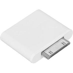 30 Pin BT Adapter Transmitter Plug and Play Sound Dongle for Home Speakers and Headphones with 10m Transmitting Distance and Applicable for Classroom and Conference (White)