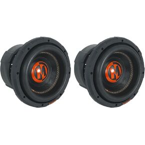 Audiosavings Bundle: (2) Memphis Audio MOJO Pro MJP844 8" 1500w Competition Car Subwoofer DVC 4 ohm Sub (2 Items)