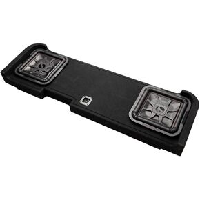 Kicker 51KGMDL7T122 Compatible with 2008-Up Chevy Silverado/GMC Sierra Crew Cab Dual 12 Inch 2-Ohm 1200 Watts RMS Loaded Enclosure (Renewed)