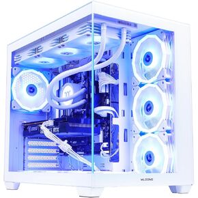 X-Dragon Gaming PC Desktop, AMD Ryzen 7 9800X3D 8 core 4.7GHz(up to 5.2GHz), GeForce RTX 5070Ti 16GB, 32GB DDR5 RAM 6000MHz, 2TB NVME SSD, 850W PSU, Windows 11 Home 64-bit, White