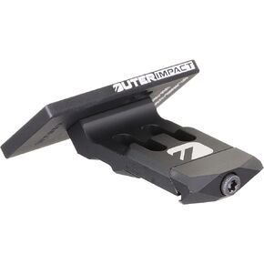 Outerimpact 45 Degree Offset Optics Mount with Red Dot Adapter Plate
