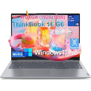 Lenovo 16" FHD Laptop Computers for Home Business Student, 13th Gen Intel Octa-Core i5-13420H (Beat i7-1355U), 32GB DDR5 RAM, 1TB PCIe SSD, WiFi 6, Thunderbolt 4, Fingerprint Reader, W11Pro, Wendbo