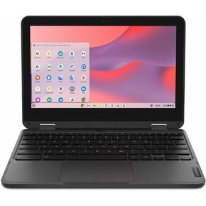 Lenovo 500e Chromebook Gen 4s 83L40000US 11.6" Touchscreen Convertible 2 in 1 Chromebook - HD - Intel N-Series N100-4 GB - 64 GB Flash Memory - English Keyboard - Gray