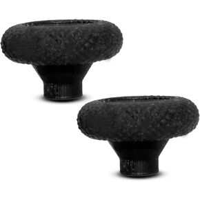 SplashNColor Thumbstick Replacement for Odin 2/Odin 2 Mini - Joystick Thumb Grips - Durable Concave Style Caps - Enhanced Control for Gaming - Compatible with Odin Handheld Consoles - Black (2 Pack)