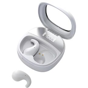 Sleep Earbuds for Side Sleepers - Noise Cancelling Headphones with Sleep Mode, Non-in Ear Design for Pain-Free All Night Comfort (Cream)