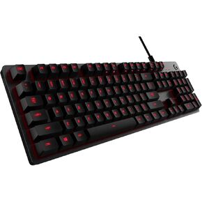 Logitech G413 USB QWERTY Keyboard (with Wire, USB, Mechanical Keyboard, QWERTY, LED, Black)