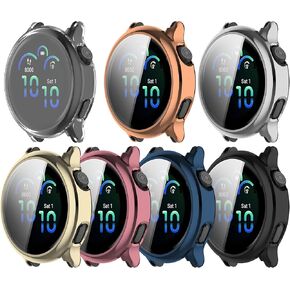 Screen Protector Compatible with Garmin Vivoactive 6 Smartwatch 46mm Case Soft TPU (Clear)