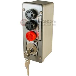 3BLM NEMA 4 Exterior Three Button Control with Mortise Keyed Lockout Surface Mount Control Station