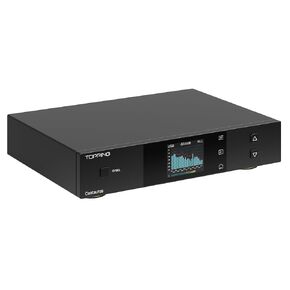 TOPPING Centaurus Fully Balanced R2R DAC with 10-Band PEQ, NOS/OS/Best Mode, Bluetooth LDAC Support, CPLD Jitter Rejection, IIS Input, and Preamp Functionality (Centaurus-Black)