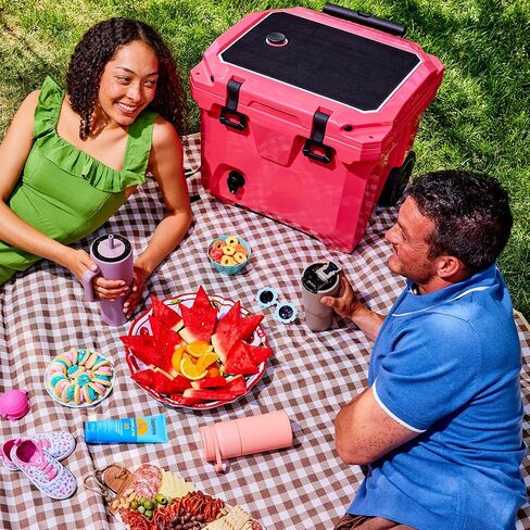 Brütmate Brütank Wheeled Hard Booder مع خزان موزع مشروب مدمج وابنه | مثالي للشاطئ ، والشراب ، والمشروبات ، والتخييم ، والألعاب الرياضية ، والحفلات والمزيد in Kuwait