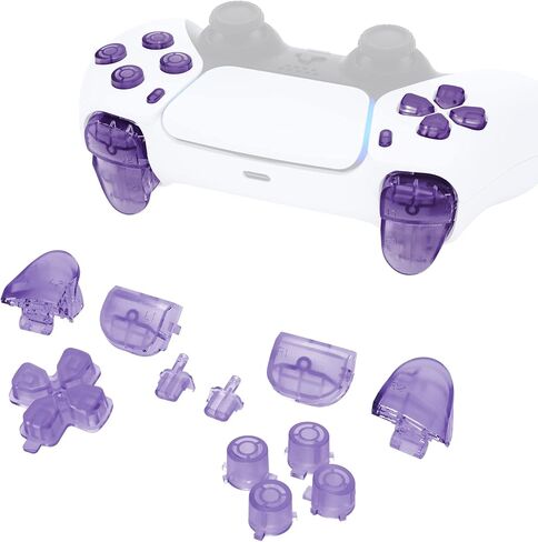 eXtremeRate Replacement D-pad R1 L1 R2 L2 Triggers Share Options Face Buttons, Emerald Green Full Set Buttons Compatible with p s 5 Controller BDM-010 & BDM-020 in Saudi Arabia