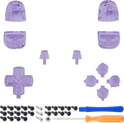eXtremeRate Replacement D-pad R1 L1 R2 L2 Triggers Share Options Face Buttons, Emerald Green Full Set Buttons Compatible with p s 5 Controller BDM-010 & BDM-020 in Saudi Arabia