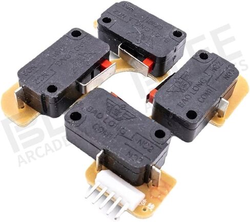 1x استبدال PCB Joystick Board Switches Micro Switches Part TP-MA Assembly لإكسسوارات قطع الغيار Sanwa in Kuwait