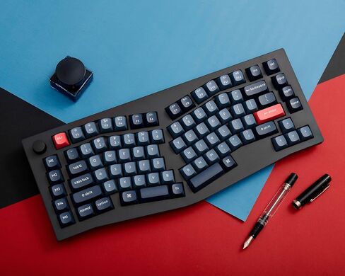 Keychron V10 Max Ergonomic Wireless Custom Mechanical Keyboard, QMK/VIA 75% Compact Hot Swappable Bluetooth/2.4Ghz/USB-C RGB with OSA PBT Keycaps Gateron Jupiter Brown Switch for MacOS & Windows in Saudi Arabia