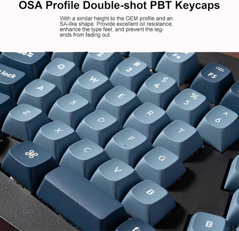 Keychron V10 Max Ergonomic Wireless Custom Mechanical Keyboard, QMK/VIA 75% Compact Hot Swappable Bluetooth/2.4Ghz/USB-C RGB with OSA PBT Keycaps Gateron Jupiter Brown Switch for MacOS & Windows in Saudi Arabia