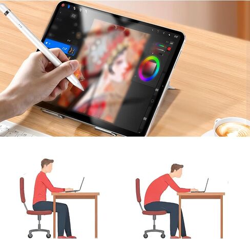 2Pcs Keyboard Riser, Self-Adhesive Mini Keyboard Stand for Desk Portable Laptop Feet Foldable Keyboards Lift for Most Keyboards (Silver) in Kuwait