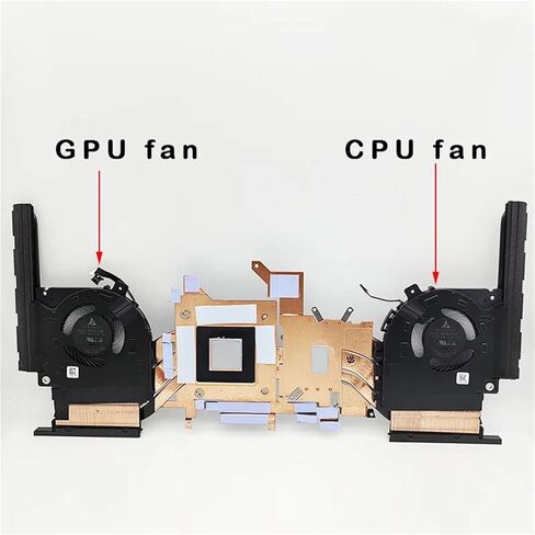 1PCS CPU CPU GPU THEEDINK COWNER for X15 R1 2021 RTX30 GRATH CARD 0Y033X 0V0G61 082VD4 ND85C37 ND85C38 (CPU و GPU FAN) in Kuwait