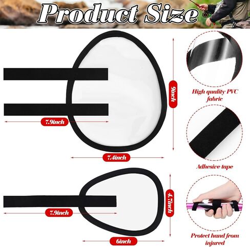 4 Pack Fishing Lure Wraps 2 Size Clear PVC Fishing Hook Covers Lure Covers for Rod Protector Bait Storage Bags in Saudi Arabia