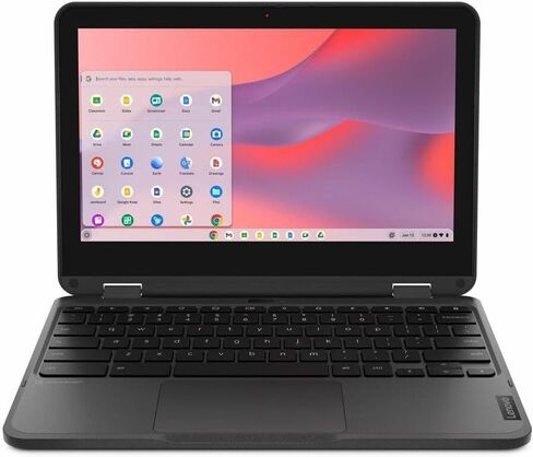 Lenovo 500e Chromebook Gen 4S 83l40000us 11.6 "Touchscreen Convertible 2 في 1 Chromebook - HD - Intel N -Series N100-4 GB - 64 GB MEMIMER in Kuwait