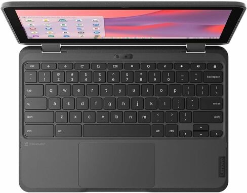 Lenovo 500e Chromebook Gen 4S 83l40000us 11.6 "Touchscreen Convertible 2 في 1 Chromebook - HD - Intel N -Series N100-4 GB - 64 GB MEMIMER in Kuwait