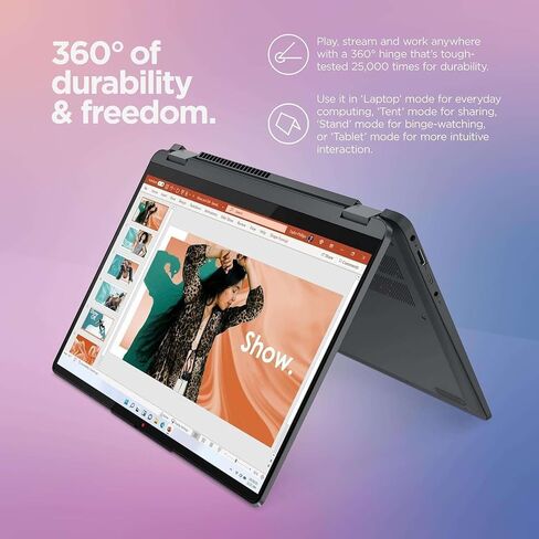 Lenovo Flex 5i 2-in-1 Laptop-14 "FHD Touchscreen ، Intel 10-Core I5-1235U ، 8GB RAM ، 512GB SSD+ 64GB SD CARD in Kuwait