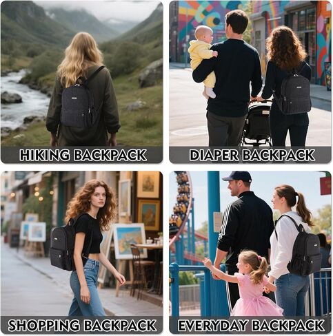 حقيبة ظهر صغيرة للمشي لمسافات طويلة للنساء - حقيبة نهارية متينة مقاومة للماء للسفر والتخييم والمغامرات في الهواء الطلق in Kuwait