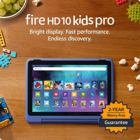 Fire HD 10 Kids Pro Tablet (32GB, Nebula) + Kids Keyboard in Saudi Arabia