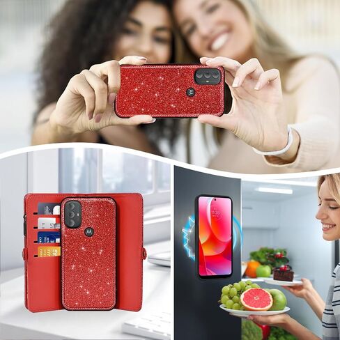 Asuwish Phone Case for Motorola Moto G Power 2022/MotoG Play 2023/G Pure 2021 Zipper Wallet Cell Cover with Screen Protector Lanyard Flip Card Holder XT2165DL XT2163DL XT2165-5 XT2271-5 Women Black in Saudi Arabia