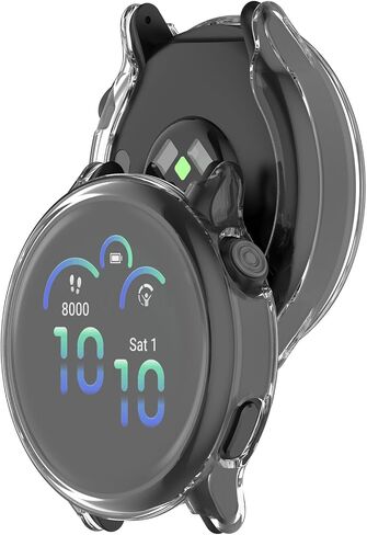 Screen Protector Compatible with Garmin Vivoactive 6 Smartwatch 46mm Case Soft TPU (Clear) in Saudi Arabia