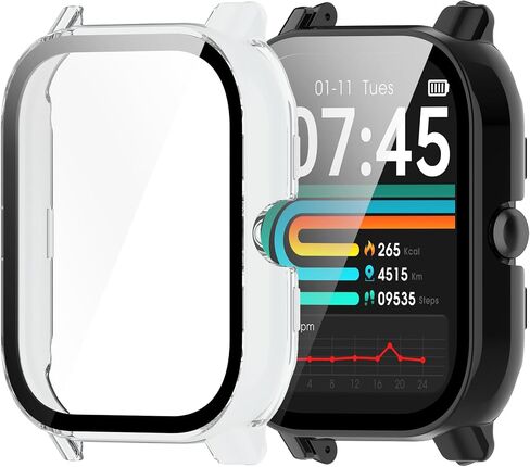 Chofit Intended for QONBINK L70/Jacoosa L70/Ganopterygon L70 Case Screen Protector Ultra-Thin PC Protector Cover Bumper for QONBINK L70 Watch Case Accessories (6PACKS) in Saudi Arabia