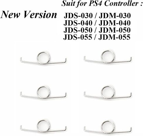 100pcs Replacment R2 L2 Trigger Buttons Springs for Playstation4 Playstation5 PS5 PS4 Pro Slim Controller Spring JDS 011 030 040 (P5 Springs) in Saudi Arabia