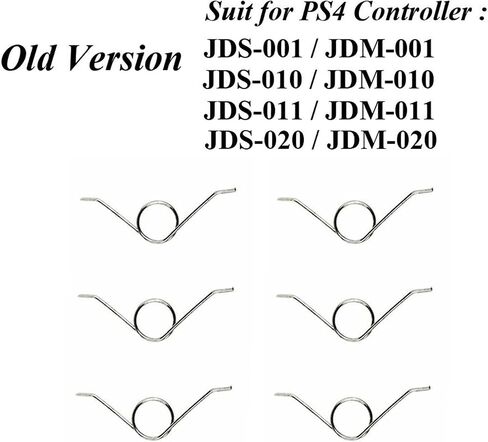 100pcs Replacment R2 L2 Trigger Buttons Springs for Playstation4 Playstation5 PS5 PS4 Pro Slim Controller Spring JDS 011 030 040 (P5 Springs) in Saudi Arabia