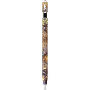 Carbon Fiber Compatible with Apple Pencil (USB-C) - Abstract Black - Premium 3M Vinyl Protective Wrap Decal Cover - Easy to Apply | Crafted in The USA by MightySkins