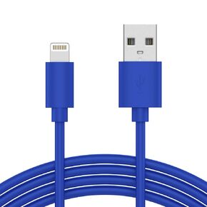 كابل Lightning سريع الشحن من TALK WORKS - معتمد من MFi لهاتف Apple iPhone 13، 12، 11 Pro/Max/Mini، XR، XS/Max، X، 8، 7، 6، 5، SE، iPad، AirPods، ساعة - 10 أقدام شاحن سريع طويل، سلك عالي التحمل، وردي