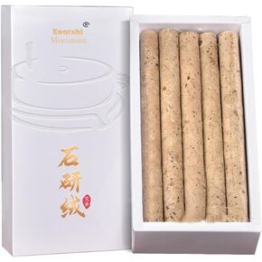 Moxa Sticks, Stone-Ground Moxibustion Rolls,High Pure Mugwort Ai Jiu Moxibustion Sticks for Back Neck Waist,10pcs/Pack 艾草灸條