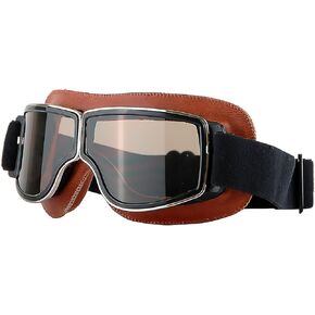 Motorcycle Goggles Scooter Mopeds Half Helmet Vintage Vespa Pilot Aviator Style, GK_631