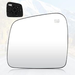 Youxmoto Passenger Right Side Mirror Glass Fit For Jeep Grand Cherokee 2011 2012 2013 2014 2015 2016 2017 2018 Heated Side Mirror, with Backing Holder, fit 68082636AB