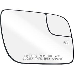 Driver Side View Heated Mirror Glass Replacement For 2011 2012 2013 2014 2015 2016 2017 Ford Explorer Mirror - Ford Explorer Driver Side Mirror Convex With Backing Plate