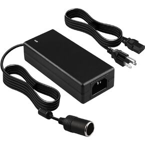 AC to DC Converter 100V-240V to 12V 5A 60W Car Cigarette Lighter Socket AC/DC Power Adapter for Car Fan, Car MP3, Car Devices Under 60W