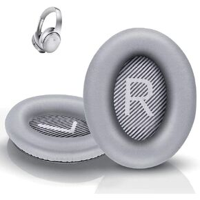 QC35 Headphones Replacement Ear Pads - QC35,QC35ii Replacement Earpads Cushion - Compatible with Bose Quiet Comfort35,QC45,QC25,QC35ii,QC15,AE2,AE2i-Comfortable & Durable（Black）
