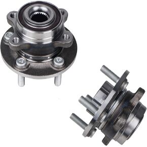 512498 2PCS Front/Rear Wheel Bearing and Hub Assembly Compatible with Ford Fusion 2013-2020, Lincoln MKZ 2013-2016, 5 Lug w/Encoder ABS