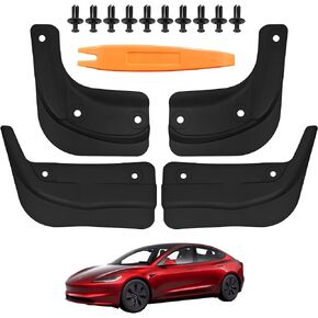 Compatible for Tesla New Model 3 2024 Mud Flaps Splash Guards